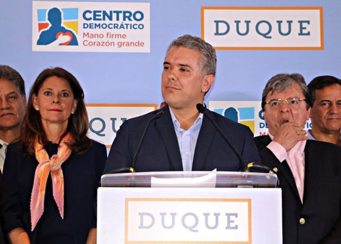 Iván Duque es el nuevo presidente de Colombia.