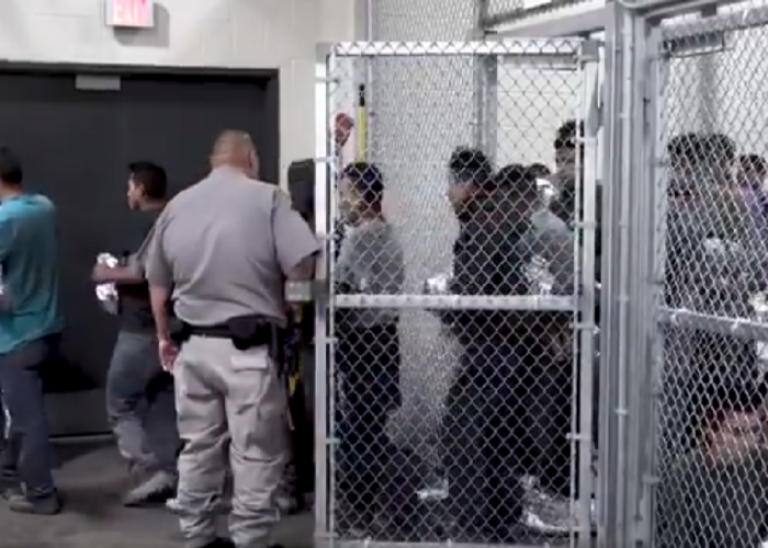 niños migrantes jaulas