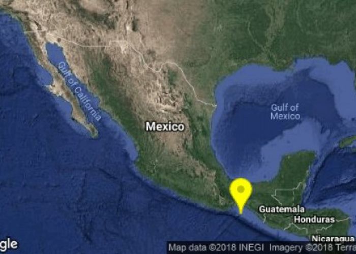 Sismo de 5.0 grados en Salina Cruz, Oaxaca Foto: @SSNMexico