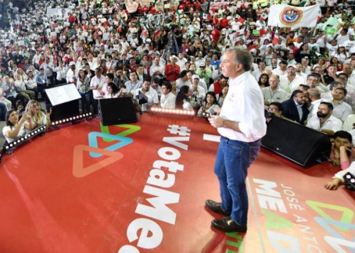 José Antonio Meade, candidato presidencial del PRI para la elección 2018.