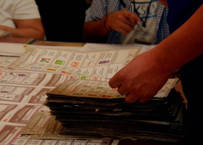 37 paquetes electorales fueron robados el 2 de julio en GAM Foto: Twitter @iecm