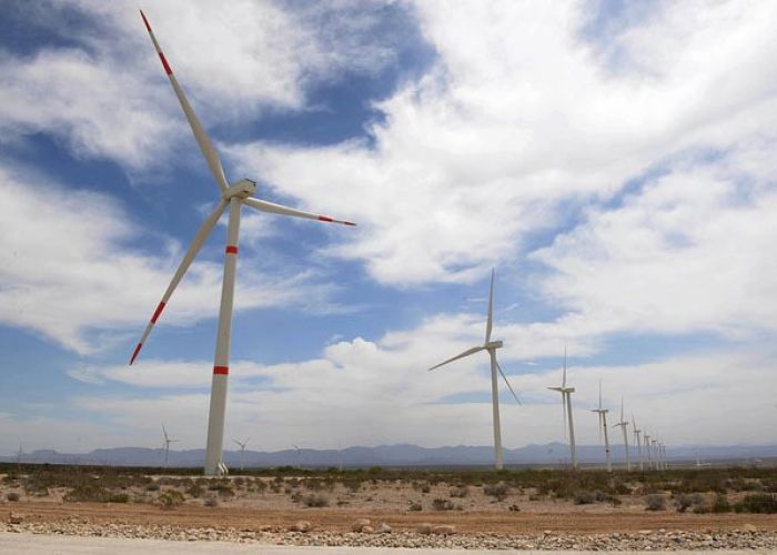 Parque Eólica de Coahuila. Foto: Gobierno de la República. 