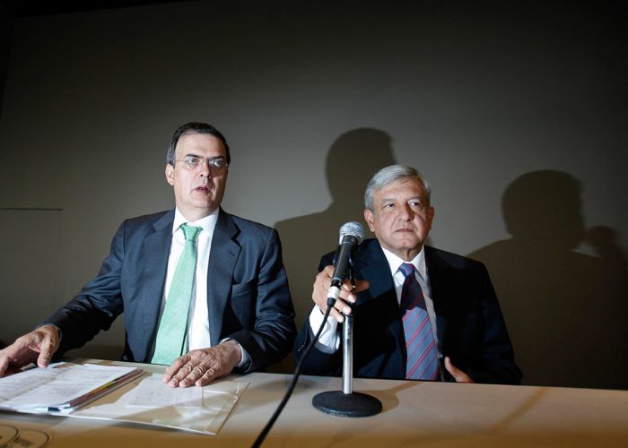 AMLO anuncia a Marcelo Ebrard como el titular de la SRE.