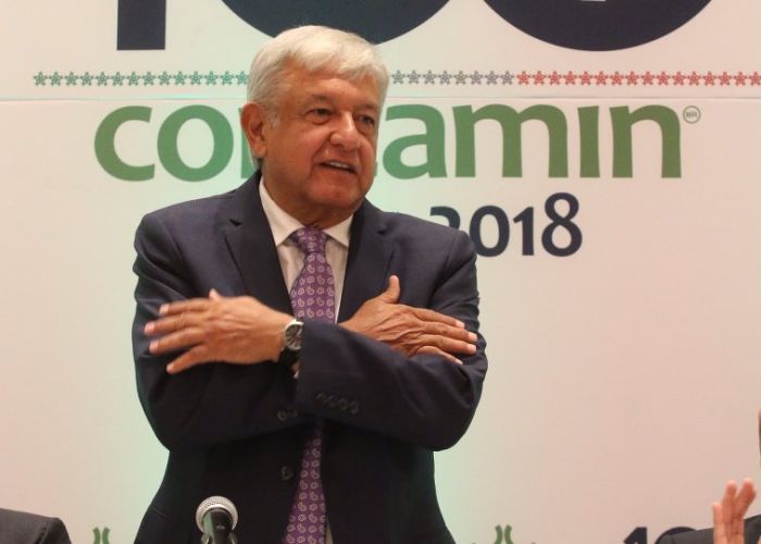 López Obrador se reúne con el presidente de Concamin.