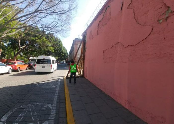 Autoridades de Protección Civil de Oaxaca en revisión luego de sismo de 5.9 grados Foto: Twitter Protección Civil Oaxaca @CEPCO_GobOax