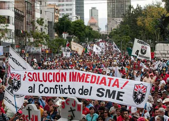 Ni AMLO ni miembros de su equipo han respondido oficialmente a las exigencias de los sindicatos (Foto: Eneas de Troya)