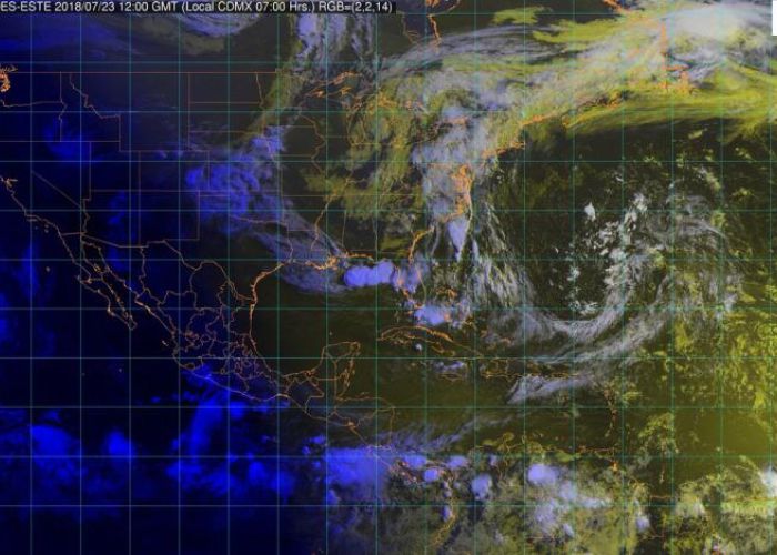 Pronóstico de altas temperaturas del SMN Foto: Twitter @conagua_clima