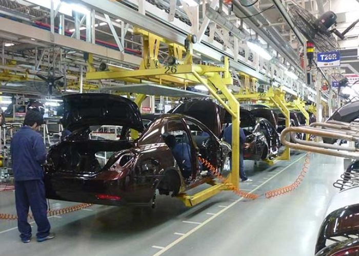 La producción industrial en EU tuvo un desempeño fuerte en la primera mitad del año, pero demuestra indicios de desaceleración en julio (Foto: Siyuwj)