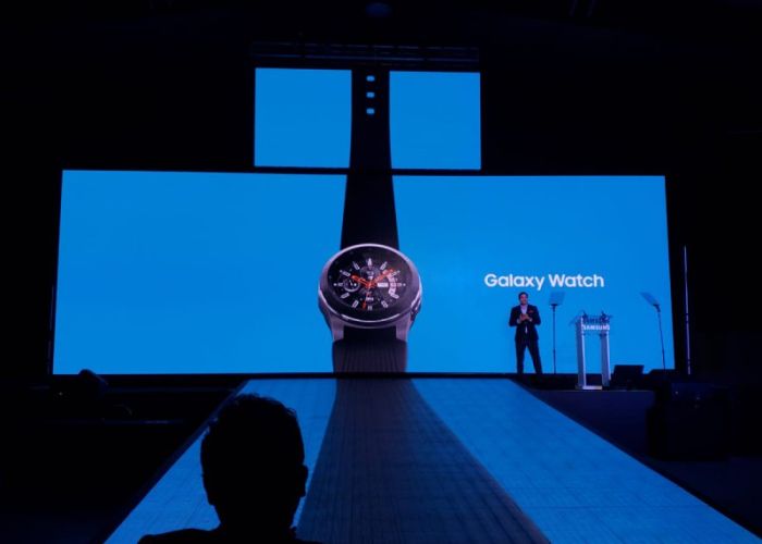 Presentación de Galaxy Watch en México. Foto: Twitter Samsung Mobile México @samsungmobilemx