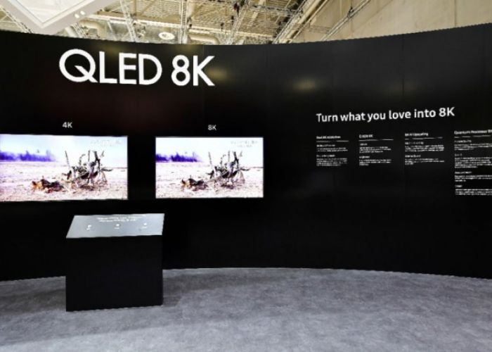 Presentación de Samsung del nuevo televisor QLED 8K en IFA 2018 Foto: Sitio oficial de Samsung news.samsung.com