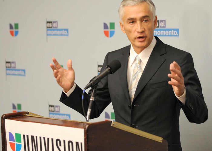 Jorge Ramos, periodista y presentador de noticias para Univision. Foto: NASA HQ PHOTO