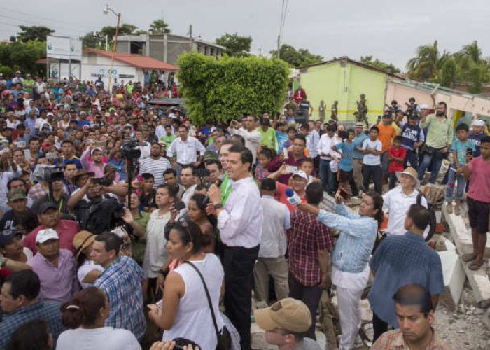 En 2016, 41.6% de la población sufría de pobreza moderada o extrema (Foto: @EPN)