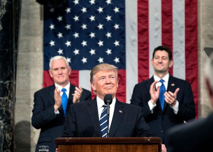 Bob Woodward, famoso por develar el escándalo del Watergate también dio fecha para el lanzamiento de su libro "Miedo: Trump en la Casa Blanca". Foto: La Casa Blanca. 