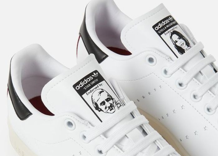 Los modelos Stan Smith de Stella McCartney son los primeros tenis veganos de Adidas. (Foto: Stella McCartney).