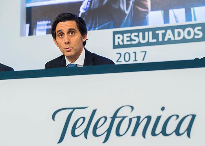 José María Álvarez-Pallete, presidente de Telefónica. Foto: Cortesía. 