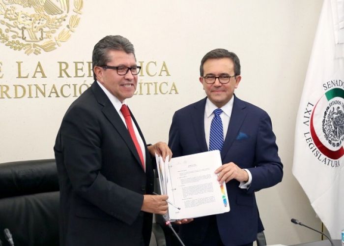 El senado tiene 60 días para pasar el nuevo tratado a la mesa del presidente EPN. Foto: SE.