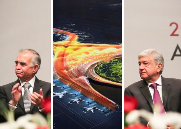 El Nuevo Aeropuerto Internacional de México presenta un avance global de 32%.