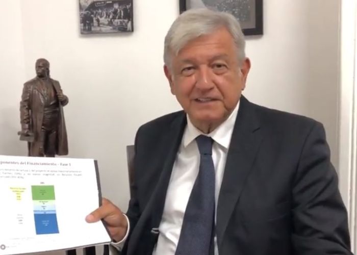 AMLO señaló que el fideicomiso del NAIM solicitó 88 mil millones de pesos del presupuesto 2019, lo que no es posible porque no se puede financiar.