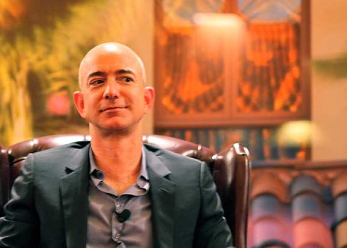 Jeff Bezos, fundador de Amazon.  Foto: Steve Jurvetson.