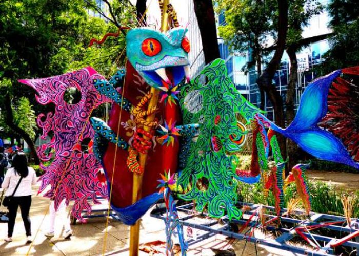 Este año será la 12° edición. En la foto, un alebrije de hace 3 años. (Foto: Flickr Cordelia Persen).