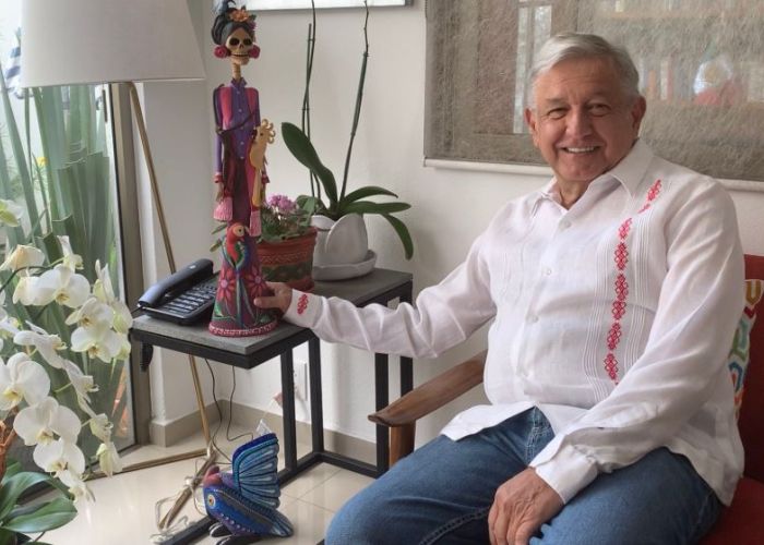 Andrés Manuel López Obrador dio un mensaje a medios a las 10 de la mañana. 