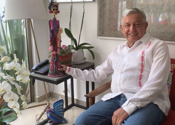 Andrés Manuel López Obrador dio un mensaje a medios a las 10 de la mañana.