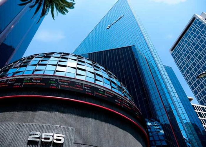 El mercado accionario mexicano cerró este lunes con una pérdida de 4.20%, la baja más profunda desde noviembre de 2016 (Foto:@BMVMercados)