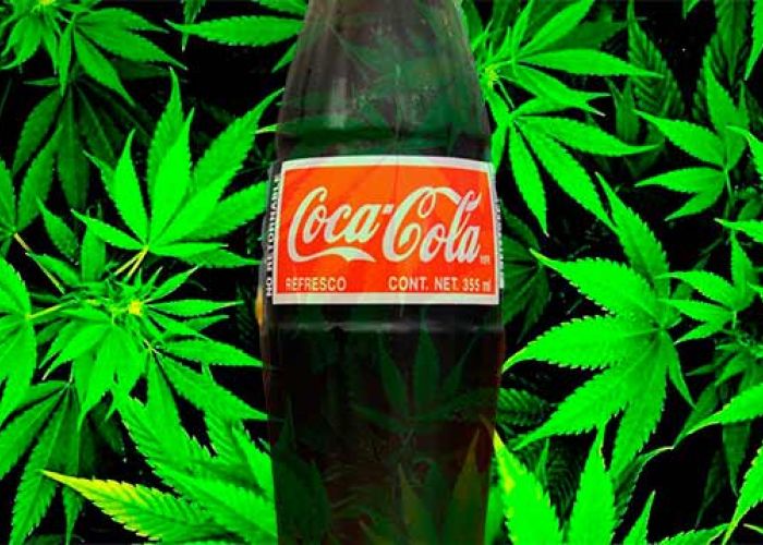Las ventas de bebidas en EU dirigen a Coca Cola más por el lado del café que de la marihuana.