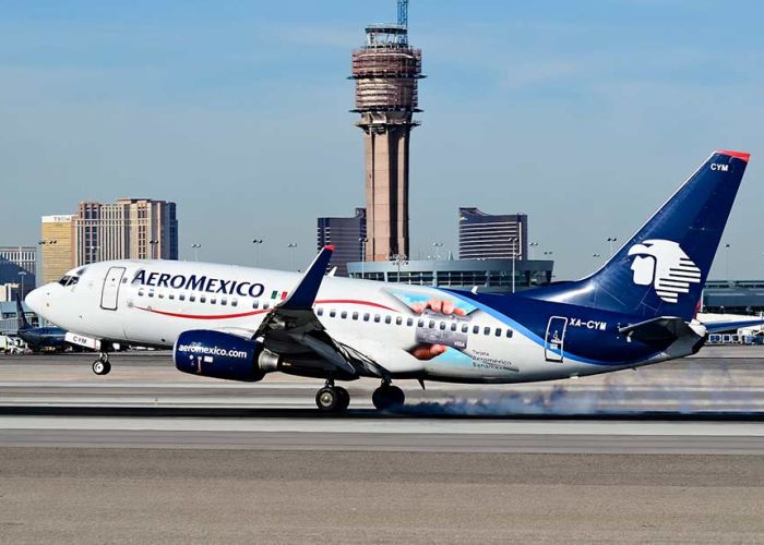 Aeroméxico ha tenido un año difícil debido a los altos precios del combustible, la fortaleza del dolar y la inflación (Foto: Tomás Del Coro)
