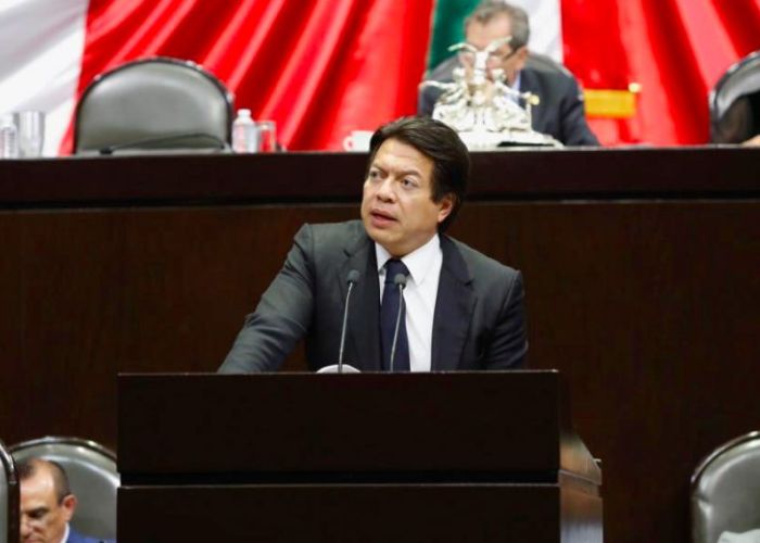 Mario Delgado, coordinador de la bancada de Morena en la Cámara de Diputados.