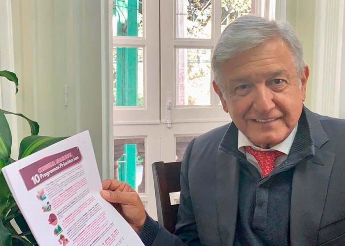 La iniciativa de ley para la creación de la Guardia Nacional fue presentada el 20 de noviembre en la Cámara de Diputados (Foto:@lopezobrador_)