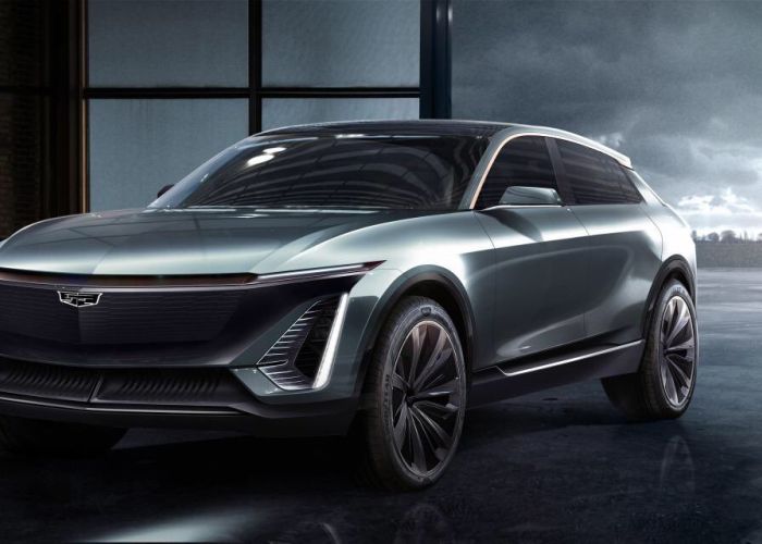 La primera imagen del eléctrico de Cadillac (Foto: Twitter @GM).