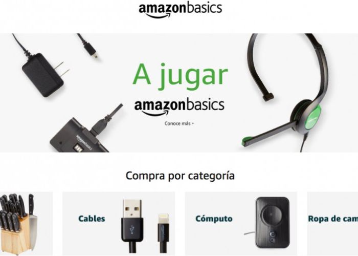 Amazon Basics es la marca propia de Amazon en la venta de productos. 