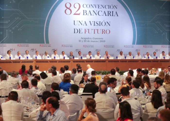 La reunión anual de los banqueros 2019 se llevó a cabo el 21 y 22 de marzo en Acapulco con la presencia del presidente Andrés Manuel López Obrador