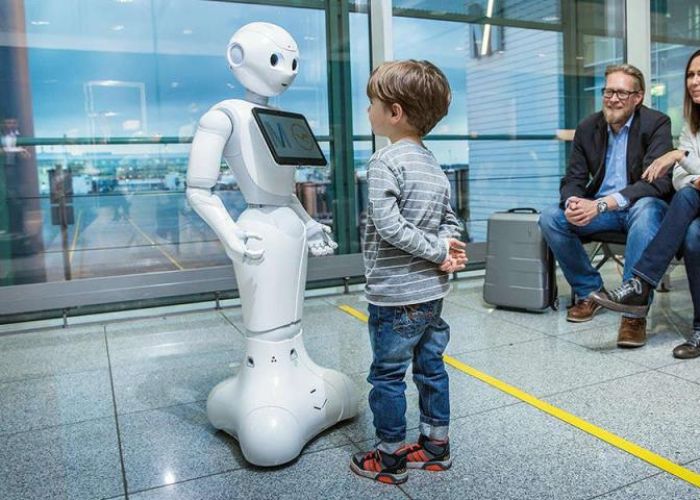 Josie Pepper, la asistente robot del aeropuerto de Múnich.