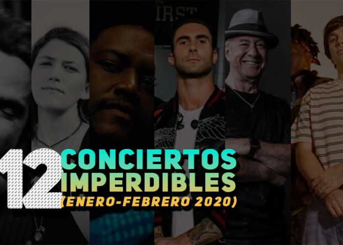 Te presentamos 12 conciertos imperdibles en México, que se llevarán a cabo en este inicio de 2020.