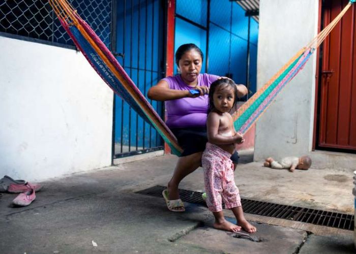 Migrantes centroamericanos en Tapachula, Chiapas (Foto: ACNUR, Markel Redondo)