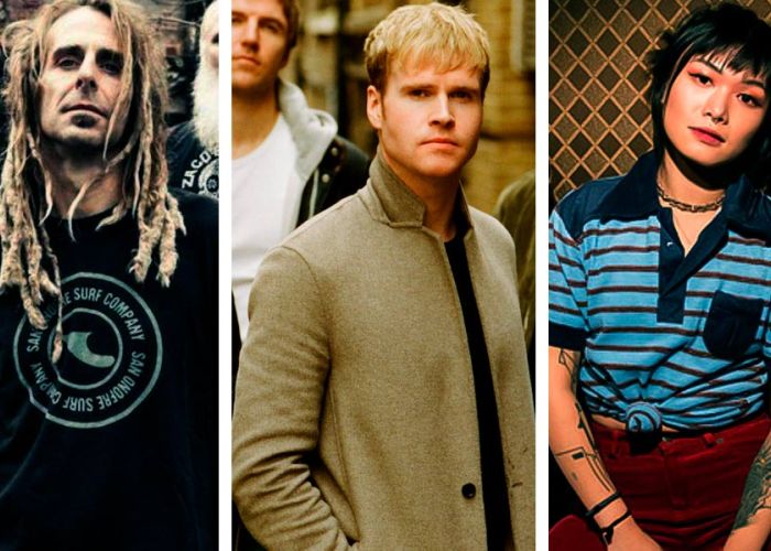 Lamb of God, Kodaline y Covet (de izquierda a derecha).