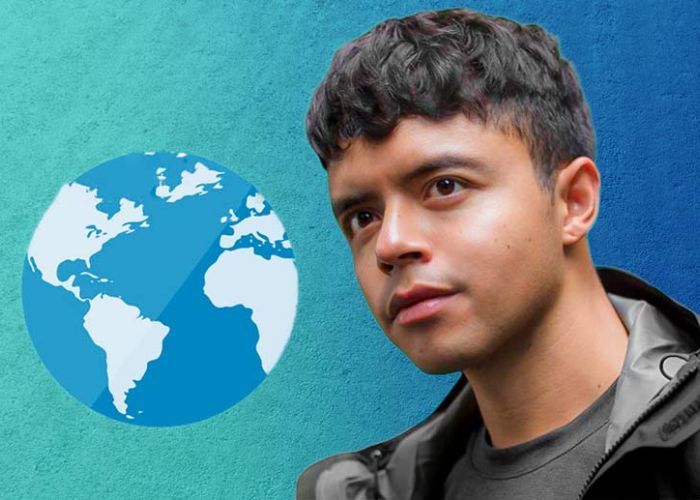 Jonatan Montoya, el mexicano que realizara el "The 7 wonders walk" (Foto: TikTok)