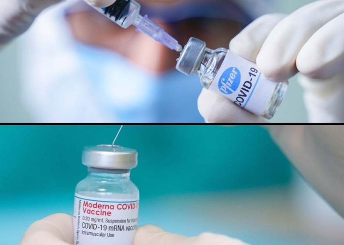 Vacuna Pfizer y Moderna. (Foto: Pexels)