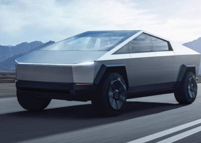 El diseño beta de la Cybertruck. (Foto: Tesla)