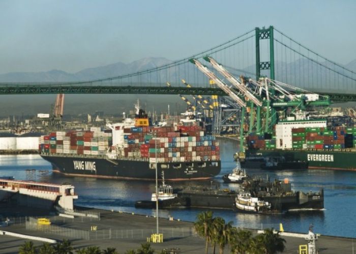 El paquete de infraestructura de Biden descongestionará los puertos de Los Angeles y Long Beach. (Foto: Gobierno de California)