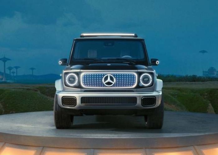 El prototipo del Mercedes EQG, la primera camioneta todoterreno de la compañía. (Foto: Mercedes-Benz) 