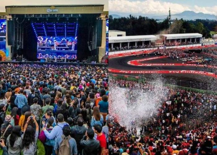 Corona Capital y Gran premio de f1 en México; los primeros eventos masivos después de la pandemia. (Foto: Twitter)