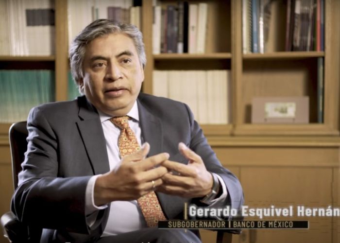 Gerardo Esquivel, subgobernador de Banxico, en un video de difusión del museo del banco central (Foto: Banxico-Youtube)
