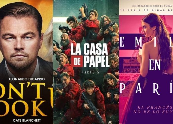 No mires arriba, La casa de papel temporada final y Emily en París temporada 2, son los principales estrenos para este diciembre.