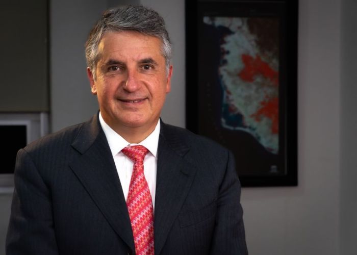 Julio Santaella Castell, presidente del Inegi, en sus oficinas de la Ciudad de México (Foto: Arena Pública)