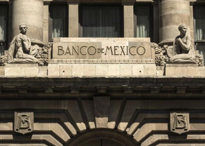Fachada del edificio principal del Banco de México en el centro de la Ciudad de México (Foto: Gobierno de México)