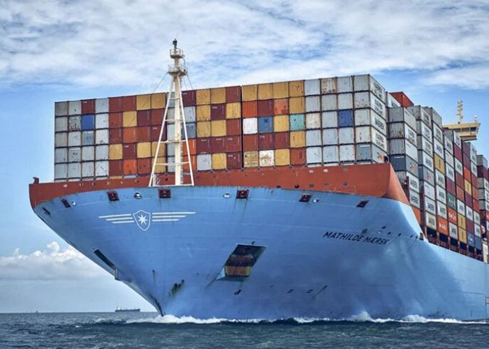 Uno de los buques de carga del gigante danés del transporte marítimo Maersk (Foto: Maersk)