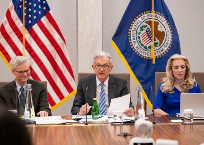 Jerome Powell durante la reunión del FOMC. (Foto: @federalreserve)